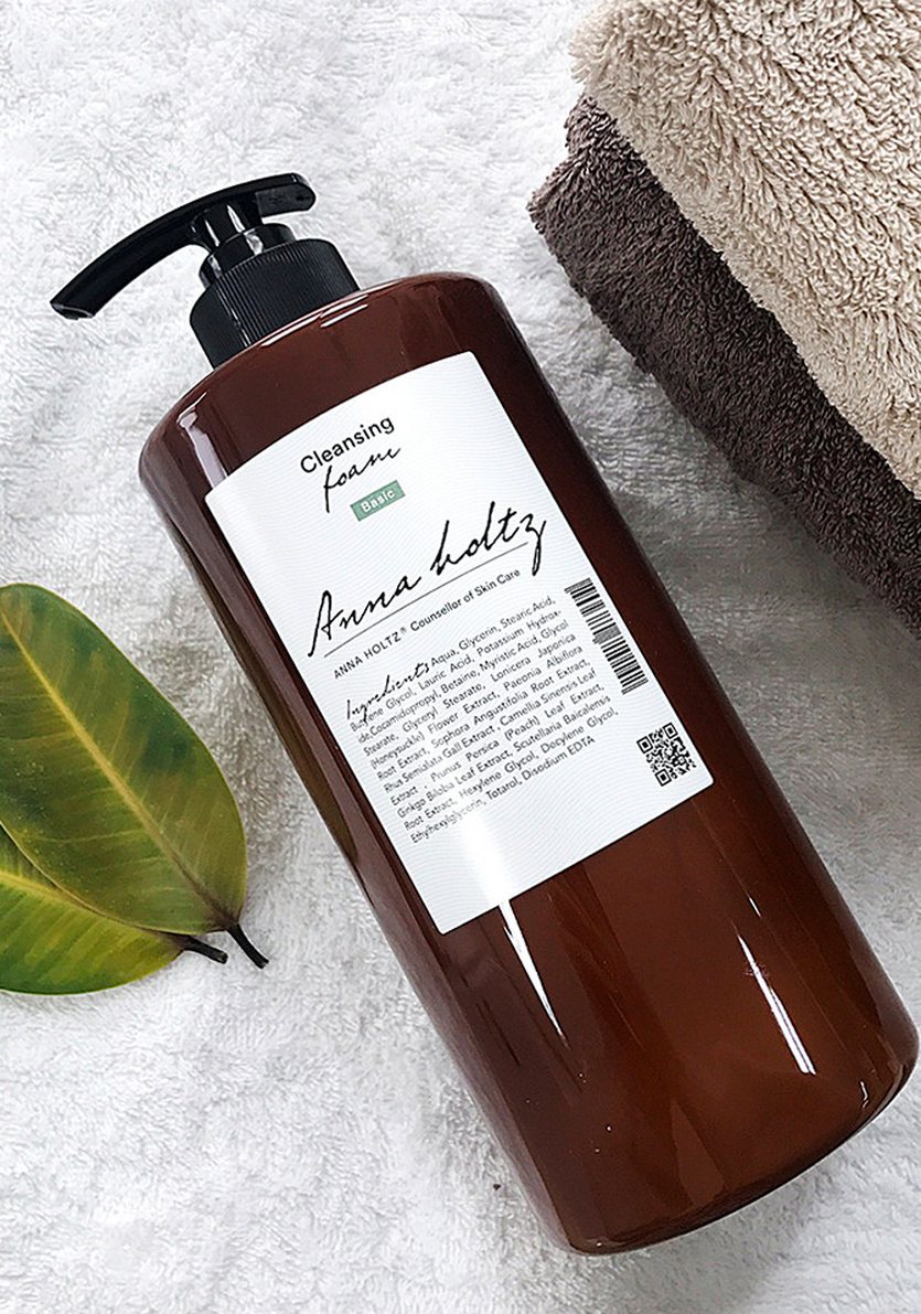 안나홀츠 리터폼 순한 대용량 일리터 폼클렌징 클렌징폼 1000ml